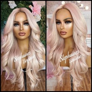 Human Hair Blended Lace Front Wig